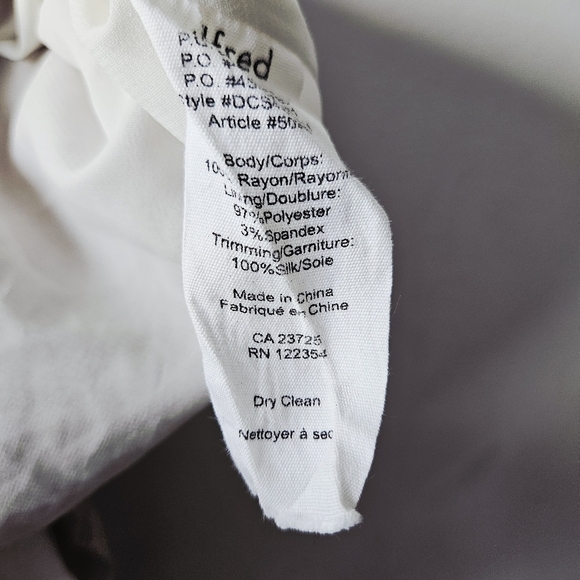 Wilfred Sonore Peasant Dress Size XS Light Pink Lace Detail Short Sleeve - Picture 5 of 5